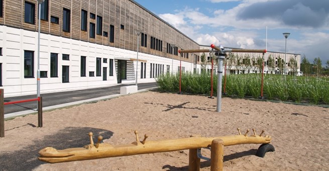 Utsidan av Ljungviksskolan